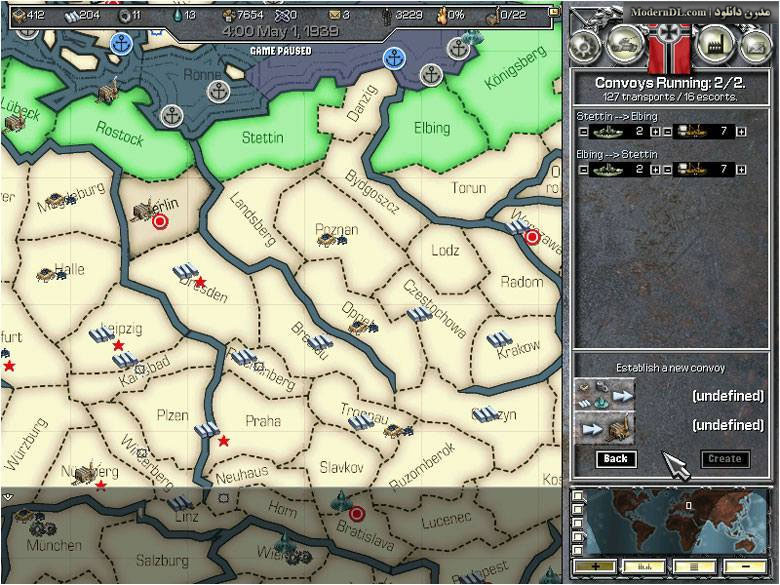 دانلود بازی Hearts of Iron 1 - قلب های آهنین برای PC | مدرن دانلود